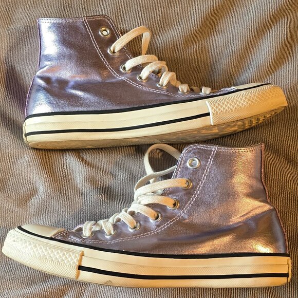 Converse Chuck Taylor All Star Metallic and Glitter Sneakers - Picture 4 of 7